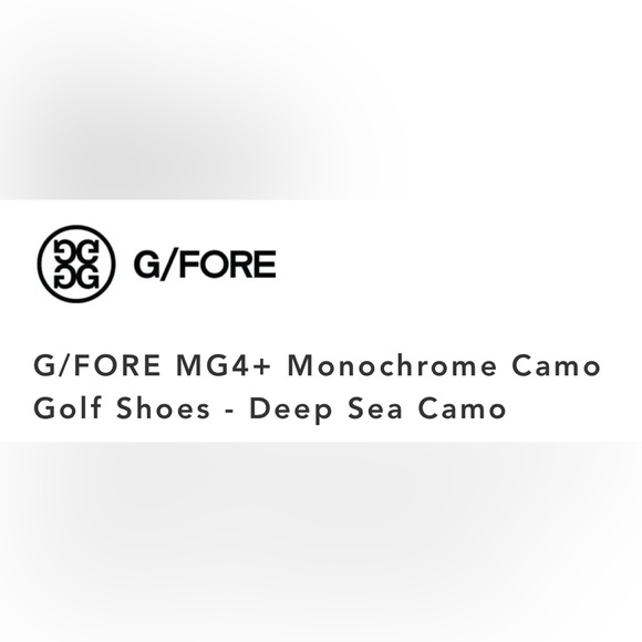 G/FORE MG4+ Men’s Golf Shoes with Camouflage Sole GMF000020-Size 11.5 NIB - Picture 8 of 11